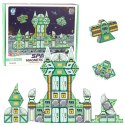 Klocki Magnetyczne Kosmos Stacja Kosmiczna 4D 108el LEAN Toys