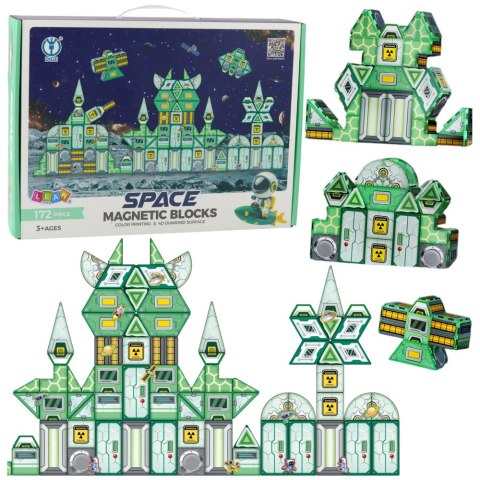 Klocki Magnetyczne Kosmos Stacja Kosmiczna 4D 172el LEAN Toys Klocki Magnetyczne Kosmos Stacja Kosmiczna 4D 172el LEAN Toys