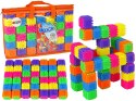 Klocki Wafle Kolorowe Torba 182 Sztuki LEAN Toys