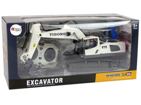Koparka Zdalnie Sterowana Koła Gąsiennicowe 2.4 G Pilot LEAN Toys Koparka Zdalnie Sterowana Koła Gąsiennicowe 2.4 G Pilot LEAN Toys