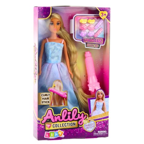 Lalka Anlily Suknia Balowa Długie Włosy Do Stylizacji Lokówka Spinki LEAN Toys Lalka Anlily Suknia Balowa Długie Włosy Do Stylizacji Lokówka Spinki LEAN Toys