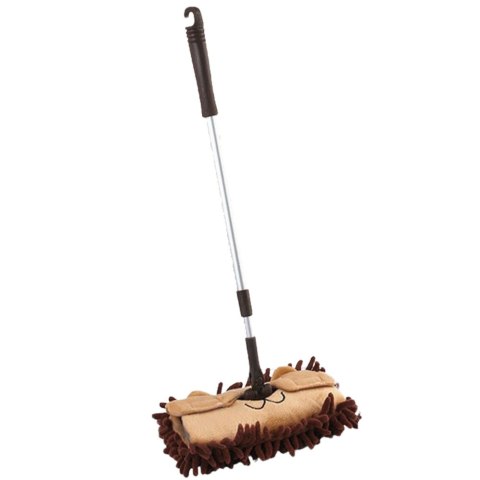 Mop Dla Dzieci Z Rączką Teleskopową Zwierzątko Brązowy LEAN Toys Mop Dla Dzieci Z Rączką Teleskopową Zwierzątko Brązowy LEAN Toys
