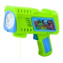 Pistolet Na Bańki Mydlane Dioda LED Zielony Dinozaury LEAN Toys