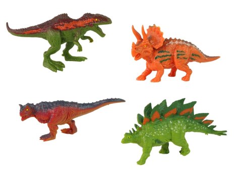 Pojazd z Motywem Dinozaura Przyczepa 4 Sztuki Dinozaurów LEAN Toys Pojazd z Motywem Dinozaura Przyczepa 4 Sztuki Dinozaurów LEAN Toys