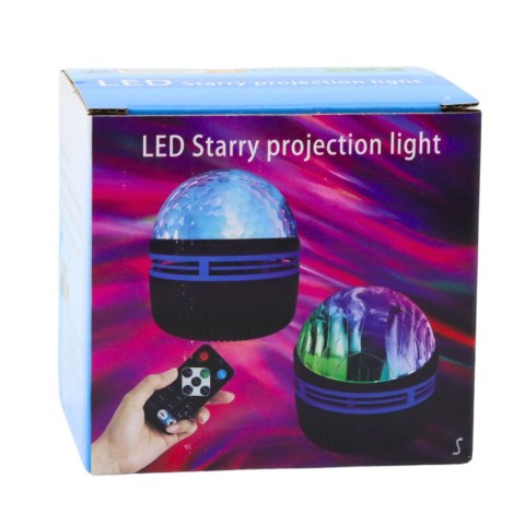 Projektor Gwiazd LED Starry Lampka Nocna Efekty Świetlne Pilot LEAN Projektor Gwiazd LED Starry Lampka Nocna Efekty Świetlne Pilot LEAN