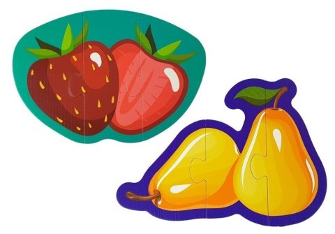 Puzzle Edukacyjne Dla Niemowląt Owoce 5 Części 40 Elementów LEAN Toys Puzzle Edukacyjne Dla Niemowląt Owoce 5 Części 40 Elementów LEAN Toys