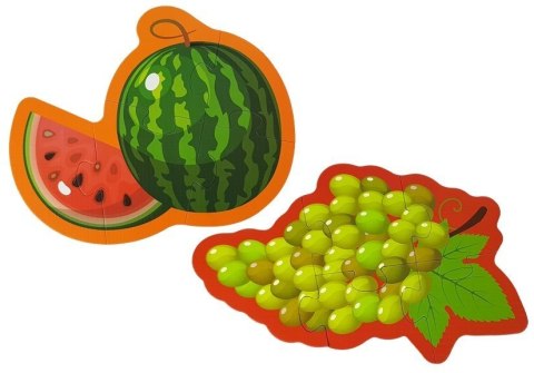 Puzzle Edukacyjne Dla Niemowląt Owoce 5 Części 40 Elementów LEAN Toys Puzzle Edukacyjne Dla Niemowląt Owoce 5 Części 40 Elementów LEAN Toys