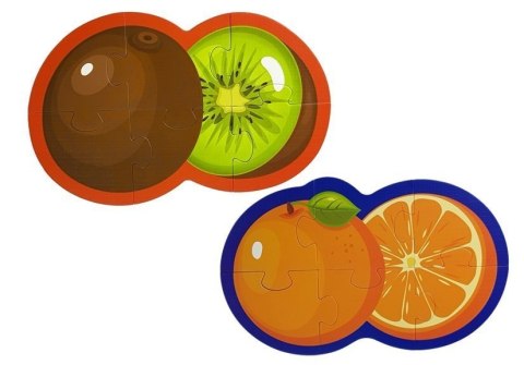 Puzzle Edukacyjne Dla Niemowląt Owoce 5 Części 40 Elementów LEAN Toys Puzzle Edukacyjne Dla Niemowląt Owoce 5 Części 40 Elementów LEAN Toys