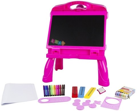 Tablica Sztaluga Projektor Na Kredę Pisak 49 cm LEAN Toys Tablica Sztaluga Projektor Na Kredę Pisak 49 cm LEAN Toys