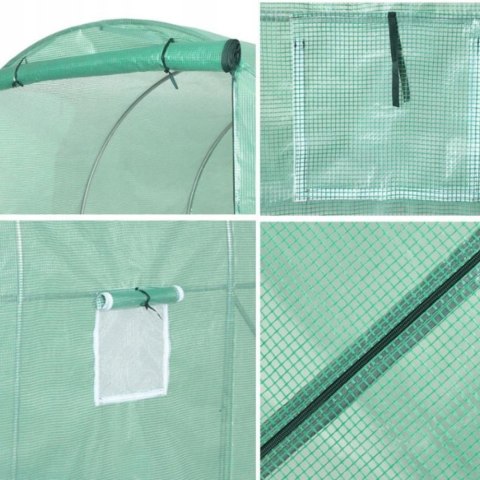 Tunel Foliowy Ogrodowy Szklarnia 4,5x2x2m Folia 9m² UV-4 Premium LEAN Tunel Foliowy Ogrodowy Szklarnia 4,5x2x2m Folia 9m² UV-4 Premium LEAN