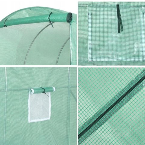 Tunel Foliowy Ogrodowy Szklarnia 6x3x2m Folia 18m² UV-4 Premium LEAN Tunel Foliowy Ogrodowy Szklarnia 6x3x2m Folia 18m² UV-4 Premium LEAN