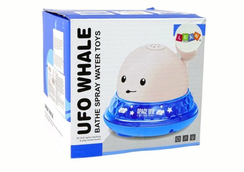 Wieloryb Tryskający Wodą z Podstawką Zabawka do Kąpieli Biała LEAN Toys Wieloryb Tryskający Wodą z Podstawką Zabawka do Kąpieli Biała LEAN Toys