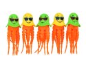 Zabawki do Kąpieli Zestaw Do Nurkowania Meduzy 6 Sztuk LEAN TOYS