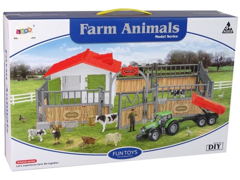 Zestaw Do Złożenia DIY Farma Wysoki Płot Zwierzęta Krowa Kaczka LEAN Toys Zestaw Do Złożenia DIY Farma Wysoki Płot Zwierzęta Krowa Kaczka LEAN Toys