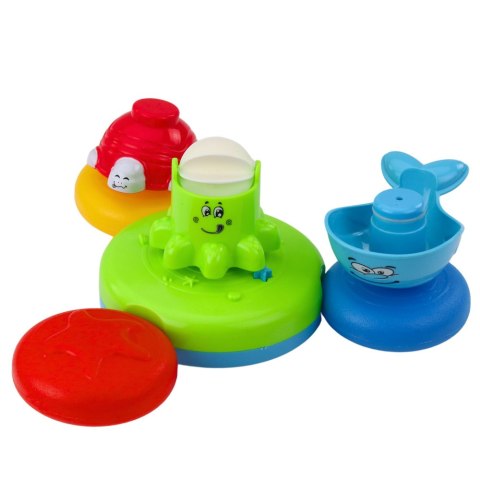 Zestaw Zabawka Interaktywna Do Kąpieli Fontanna Zwierzątka Kubeczki LEAN Toys Zestaw Zabawka Interaktywna Do Kąpieli Fontanna Zwierzątka Kubeczki LEAN Toys