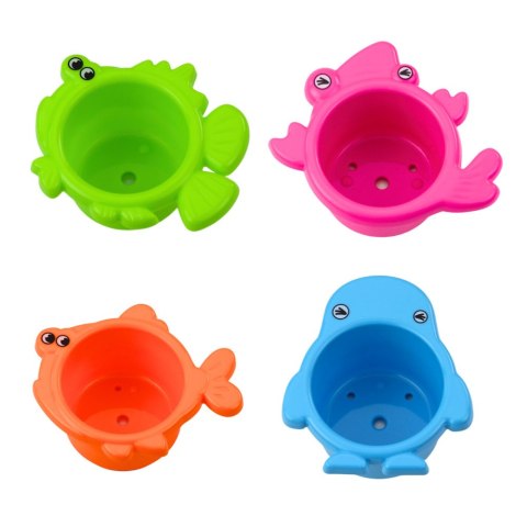 Zestaw Zabawka Interaktywna Do Kąpieli Fontanna Zwierzątka Kubeczki LEAN Toys Zestaw Zabawka Interaktywna Do Kąpieli Fontanna Zwierzątka Kubeczki LEAN Toys