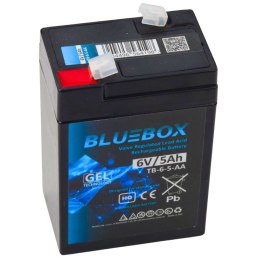 BLUEBOX Akumulator Żelowy VRLA AGM 6V5Ah Do Auta Na Akumulator LEAN CARS