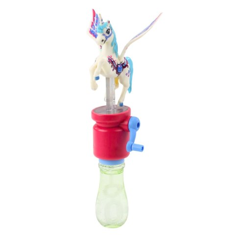 Bańki Mydlane Jednorożec Ruchome Skrzydła Na Korbkę 23cm Mix LEAN TOYS Bańki Mydlane Jednorożec Ruchome Skrzydła Na Korbkę 23cm Mix LEAN TOYS