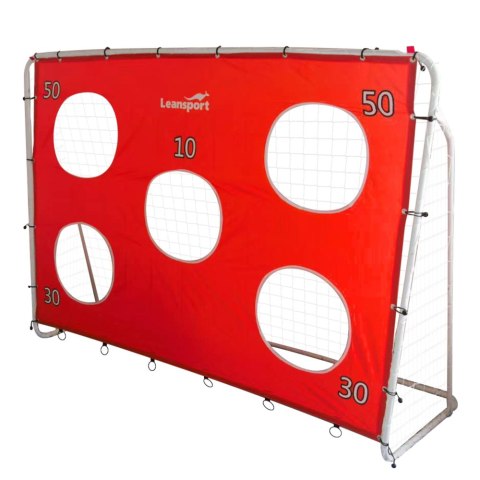 Bramka Treningowa Piłkarska Z Matą Celowniczą Czerwona 213x152x75cm LEAN TOYS Bramka Treningowa Piłkarska Z Matą Celowniczą Czerwona 213x152x75cm LEAN TOYS