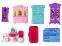 Domek Dla Lalek Mebelki Akcesoria Figurki Różowy LEAN Toys