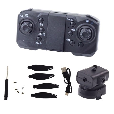 Dron D11 Zdalnie Sterowany Kamera HD WIFI Sterowanie Gestami Pilot Żółty LEAN Toys Dron D11 Zdalnie Sterowany Kamera HD WIFI Sterowanie Gestami Pilot Żółty LEAN Toys