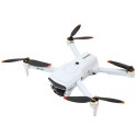 Dron D6 PRO Kamera Światła LED Aplikacja Jasnoszary LEAN Toys