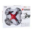 Dron Y20 UFO Zdalnie Sterowany Światła Obrót 360° Czerwony LEAN Toys