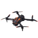 Dron Zdalnie Sterowany LU800 Kamera Światła LED Pomarańczowy LEAN Toys