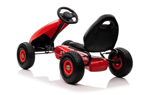 Gokart na Pedały G208 Czerwony LEAN CARS Gokart na Pedały G208 Czerwony LEAN CARS