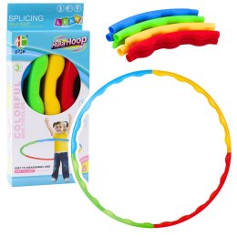 Hula-hop Z Wypustkami Składane Kolorowe 8 Części 60cm LEAN Toys