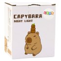 Kapibara Lampka Nocna Silikonowa Z Timerem 20min Beżowa LEAN Toys