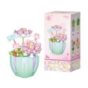 Klocki Konstrukcyjne Kwiatki W Doniczkach Kolorowe 269-444 el. LEAN Toys
