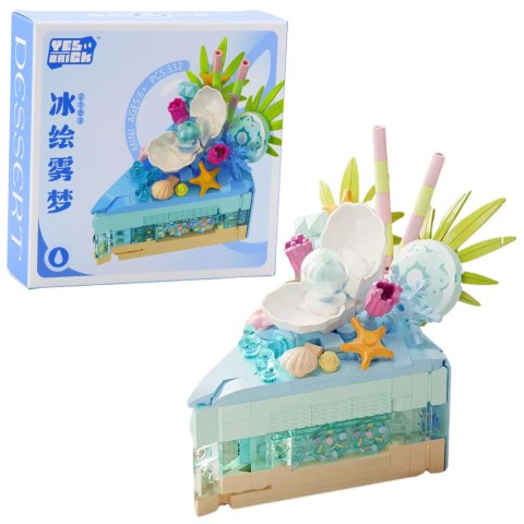 Klocki Konstrukcyjne Torcik Tort Deser Dekorowany 292-357el. LEAN TOYS Klocki Konstrukcyjne Torcik Tort Deser Dekorowany 292-357el. LEAN TOYS