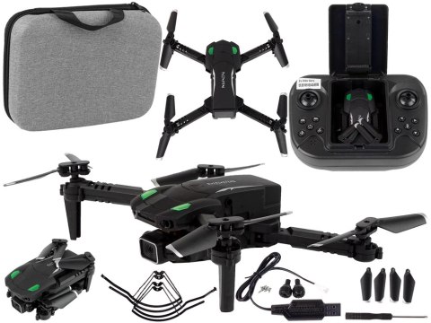 Latający Dron Kamera Czarny Aplikacja LEAN Toys Latający Dron Kamera Czarny Aplikacja LEAN Toys