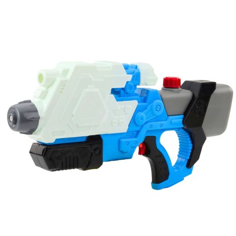 Pistolet Karabin Na Wodę Pompowany Mechanicznie Bialo-Niebieski 650ml LEAN Toys Pistolet Karabin Na Wodę Pompowany Mechanicznie Bialo-Niebieski 650ml LEAN Toys