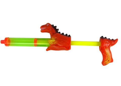 Pistolet Na Wodę 40 cm Dinozaur Czerwony Zabawka Ogród LEAN Toys Pistolet Na Wodę 40 cm Dinozaur Czerwony Zabawka Ogród LEAN Toys