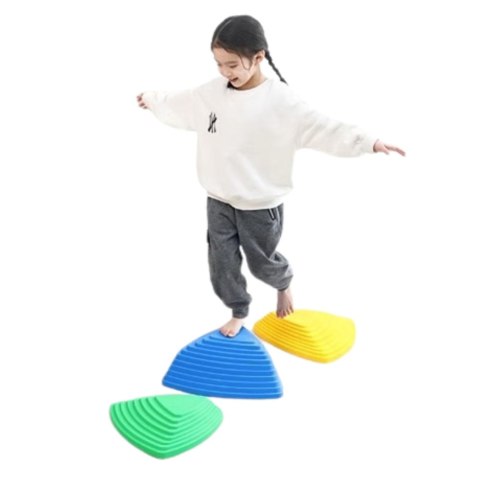Ścieżka Edukacyjna Sensoryczna Kamienie Równoważne Kolorowe 6szt LEAN Toys Ścieżka Edukacyjna Sensoryczna Kamienie Równoważne Kolorowe 6szt LEAN Toys