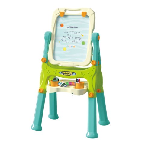 Tablica Edukacyjna Dwustronna Na Stelaże Akcesoria Zielona 3w1 LEAN Toys Tablica Edukacyjna Dwustronna Na Stelaże Akcesoria Zielona 3w1 LEAN Toys