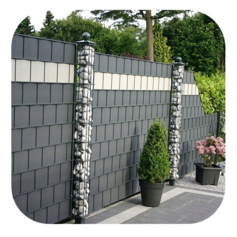 Taśma Ogrodzeniowa Ochrona UV 20 Klipsów Szara 450 g/m² 19x35m Taśma Ogrodzeniowa Ochrona UV 20 Klipsów Szara 450 g/m² 19x35m