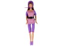 Zestaw Lalek Lucy Purpurowy Hulajnoga Deskorolka Kaski LEAN Toys