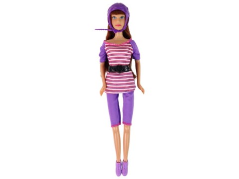 Zestaw Lalek Lucy Purpurowy Hulajnoga Deskorolka Kaski LEAN Toys Zestaw Lalek Lucy Purpurowy Hulajnoga Deskorolka Kaski LEAN Toys