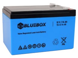 BLUEBOX Akumulator Żelowy VRLA AGM 12V14Ah Do Auta Na Akumulator LEAN CARS
