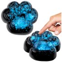Gniotek Kocia Łapka Antystresowa Sensoryczna Squishy Czarna Niebieski Brokat LEAN TOYS