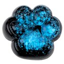 Gniotek Kocia Łapka Antystresowa Sensoryczna Squishy Czarna Niebieski Brokat LEAN TOYS