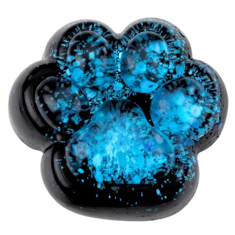 Gniotek Kocia Łapka Antystresowa Sensoryczna Squishy Czarna Niebieski Brokat LEAN TOYS Gniotek Kocia Łapka Antystresowa Sensoryczna Squishy Czarna Niebieski Brokat LEAN TOYS