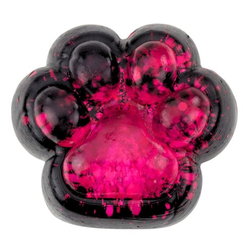 Gniotek Kocia Łapka Antystresowa Sensoryczna Squishy Czarna Różowy Brokat LEAN TOYS Gniotek Kocia Łapka Antystresowa Sensoryczna Squishy Czarna Różowy Brokat LEAN TOYS