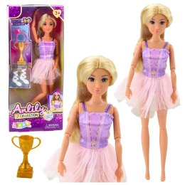 Lalka Anlily Baletnica W Sukience Ruchome Kończyny Akcesoria LEAN Toys