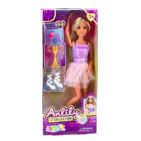 Lalka Anlily Baletnica W Sukience Ruchome Kończyny Akcesoria LEAN Toys Lalka Anlily Baletnica W Sukience Ruchome Kończyny Akcesoria LEAN Toys