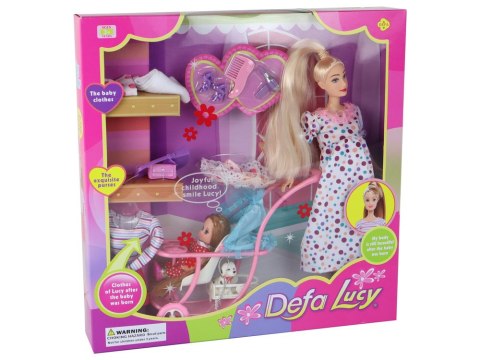 Lalka Lucy W Ciąży Zestaw Akcesoria XXL Lalka Lucy W Ciąży Zestaw Akcesoria XXL