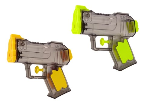 Mały Pistolet Na Wodę Przeźroczysty Żółty Pomarańczowy LEAN TOYS Mały Pistolet Na Wodę Przeźroczysty Żółty Pomarańczowy LEAN TOYS